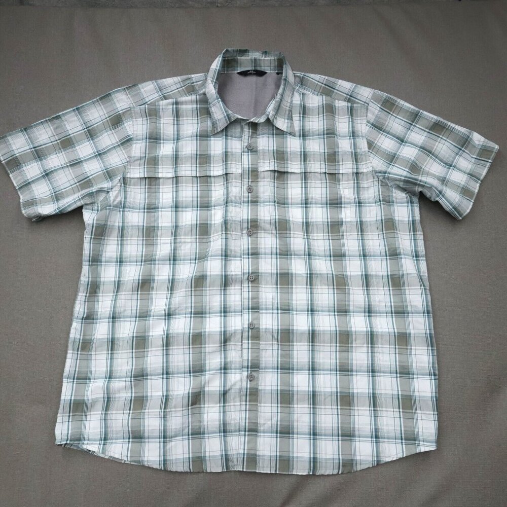 Wrangler Breathable Men's Button Up Shirt 2XL Norm Core Gorpcore